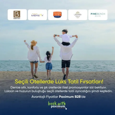 Seçili Otellerde Lüks Tatil Fırsatları APRIL 2025