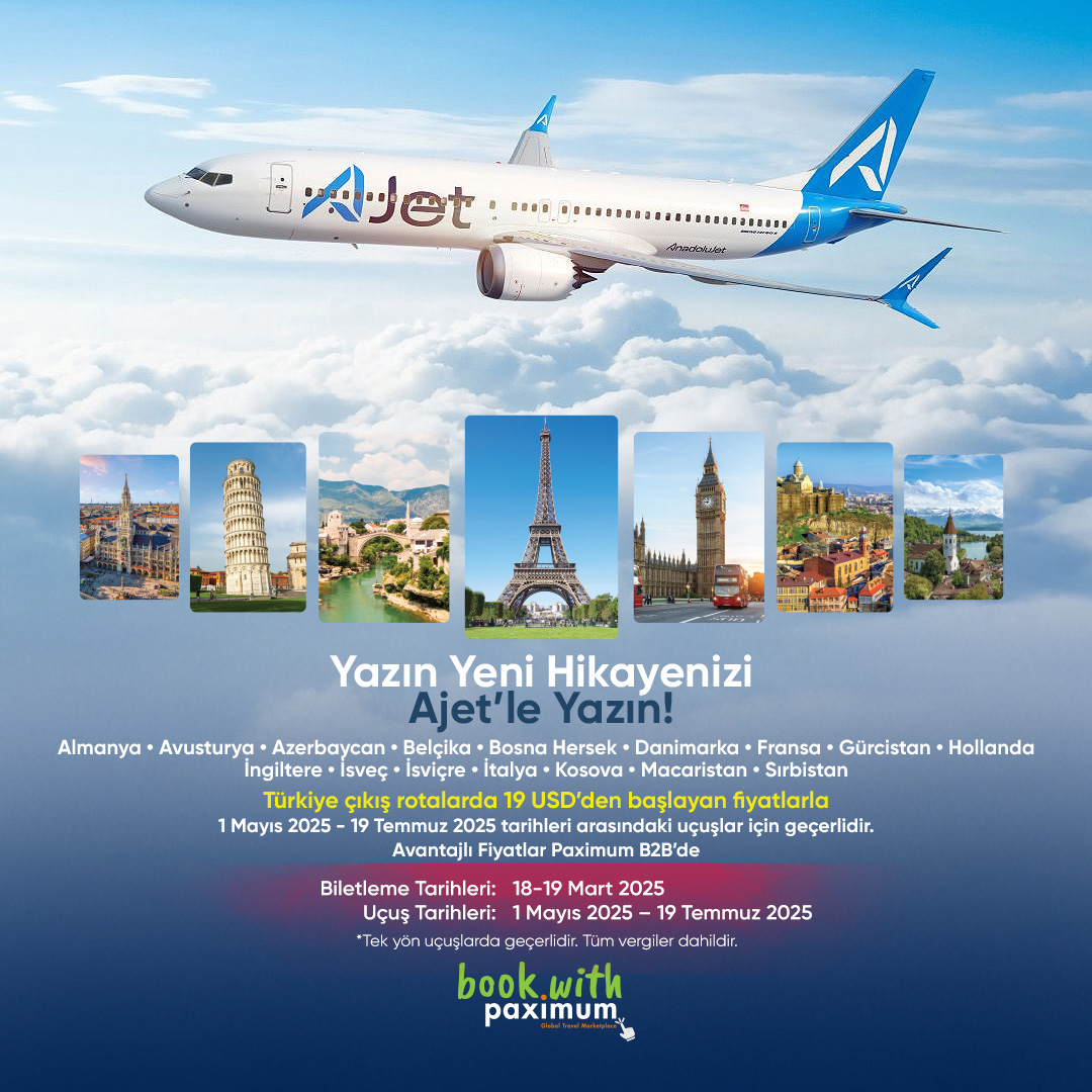 Ajet Havayolları Kampanya MAR 2025